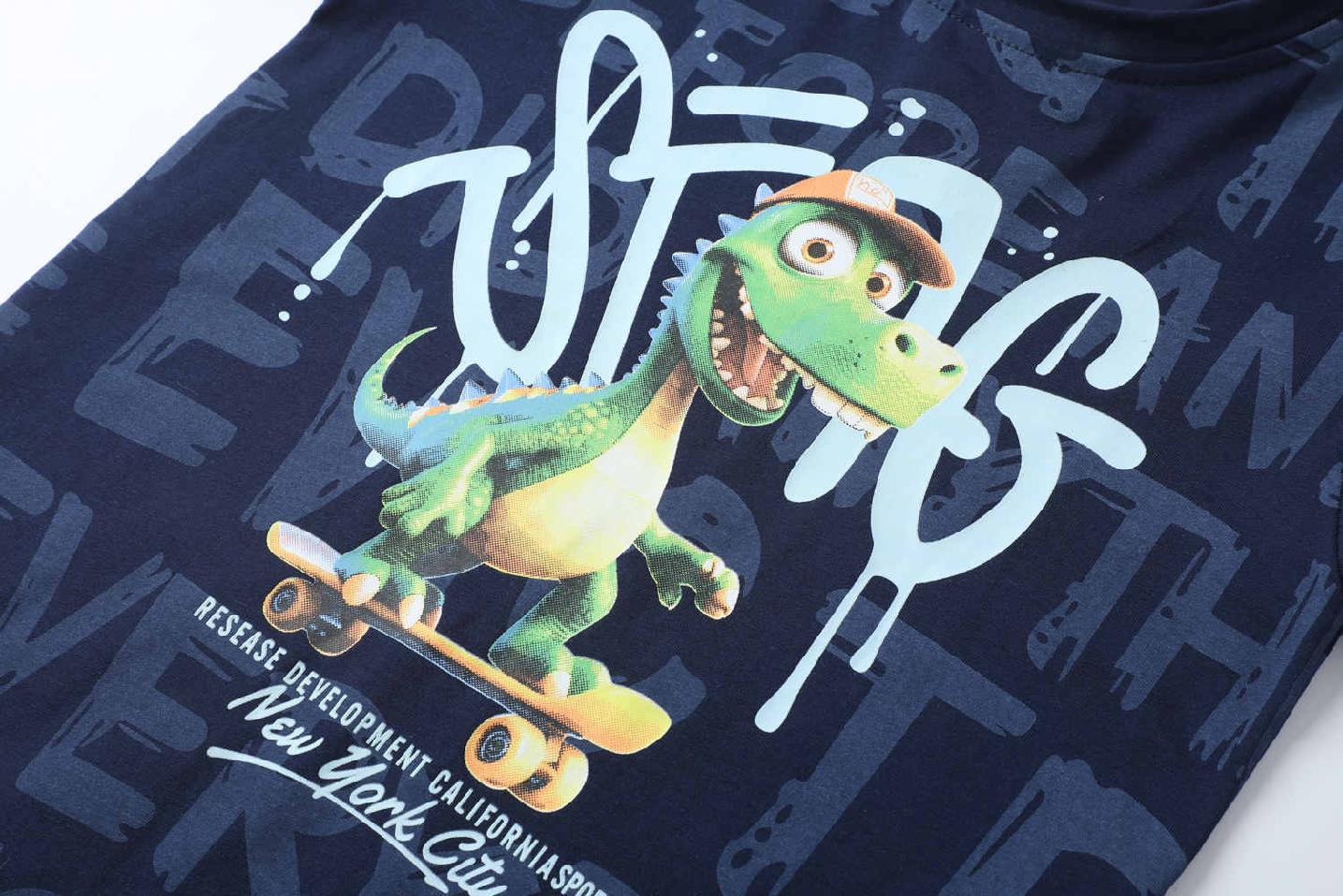 Chlapecké tričko kr.r. Kugo FC0373 tmavě modré